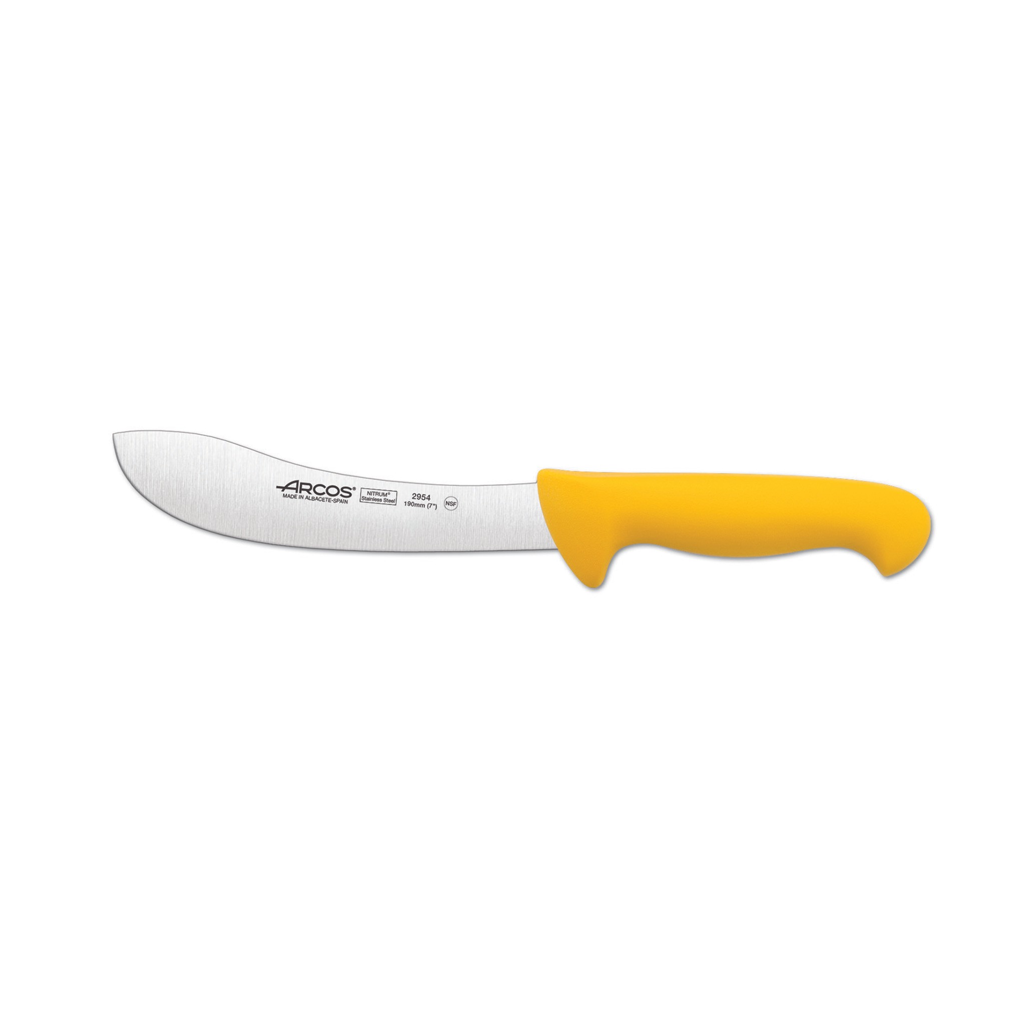 Nôž na sťahovanie kože žltý 19 cm Arcos 2900