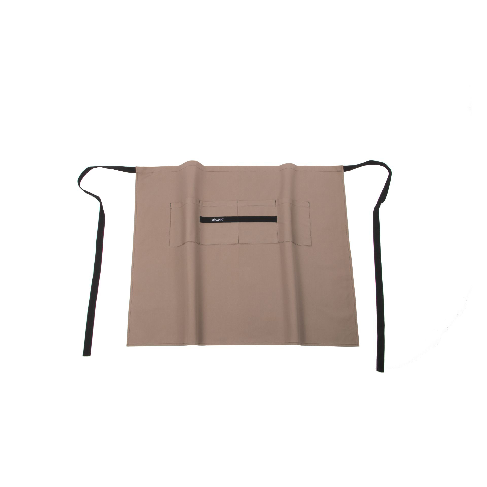 Apron Prof. Bistro 4 pockets - Taupe, 105 × 85 cm