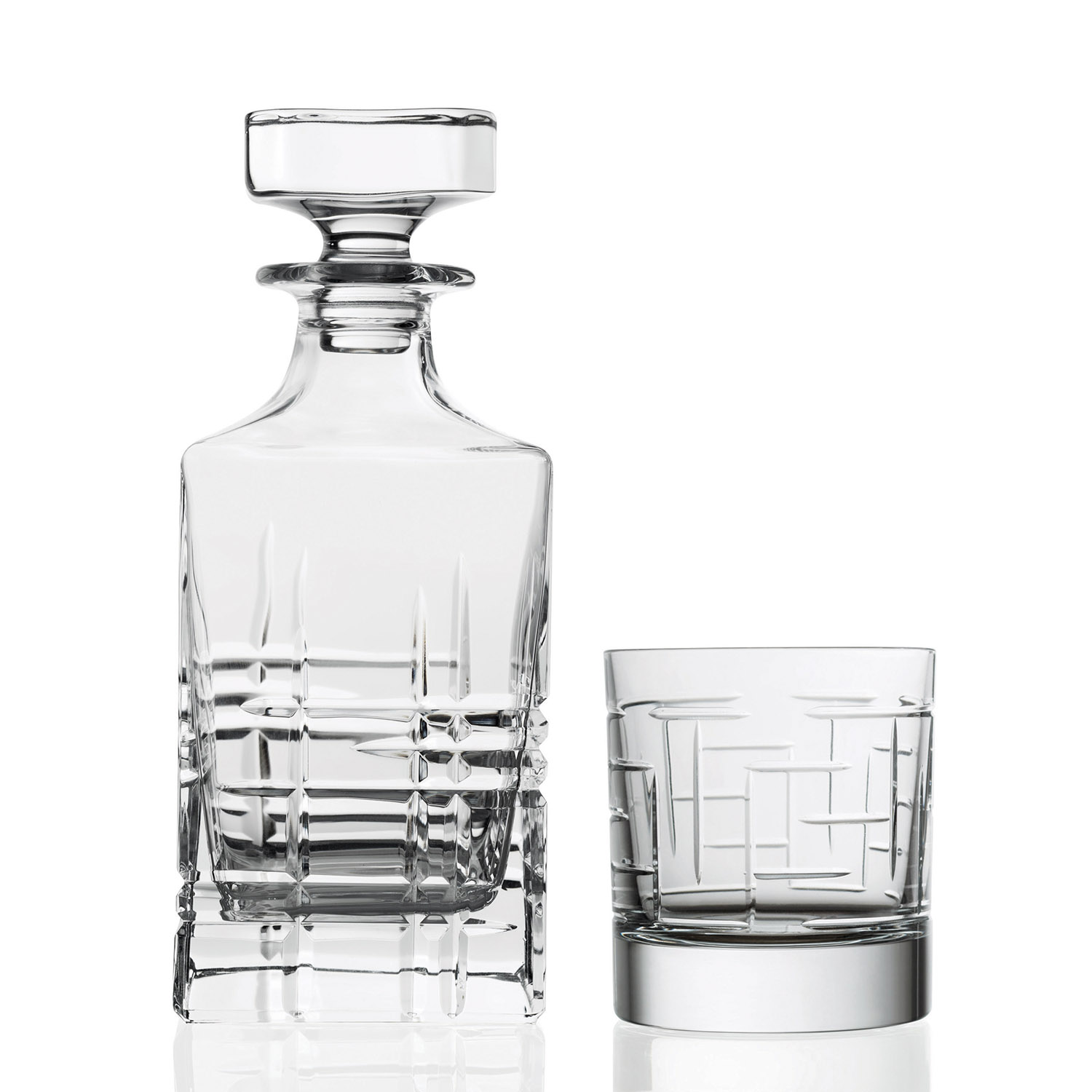 RCR Prestige Urban - whisky set 850 ml + 2 glasses 