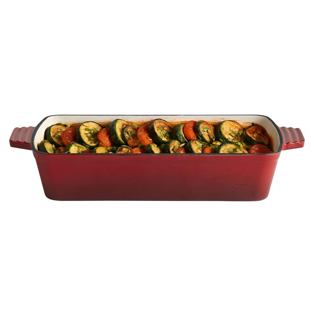 "5 STARS" Baking Pan, 33 × 24 cm, 3.5 L, Red
