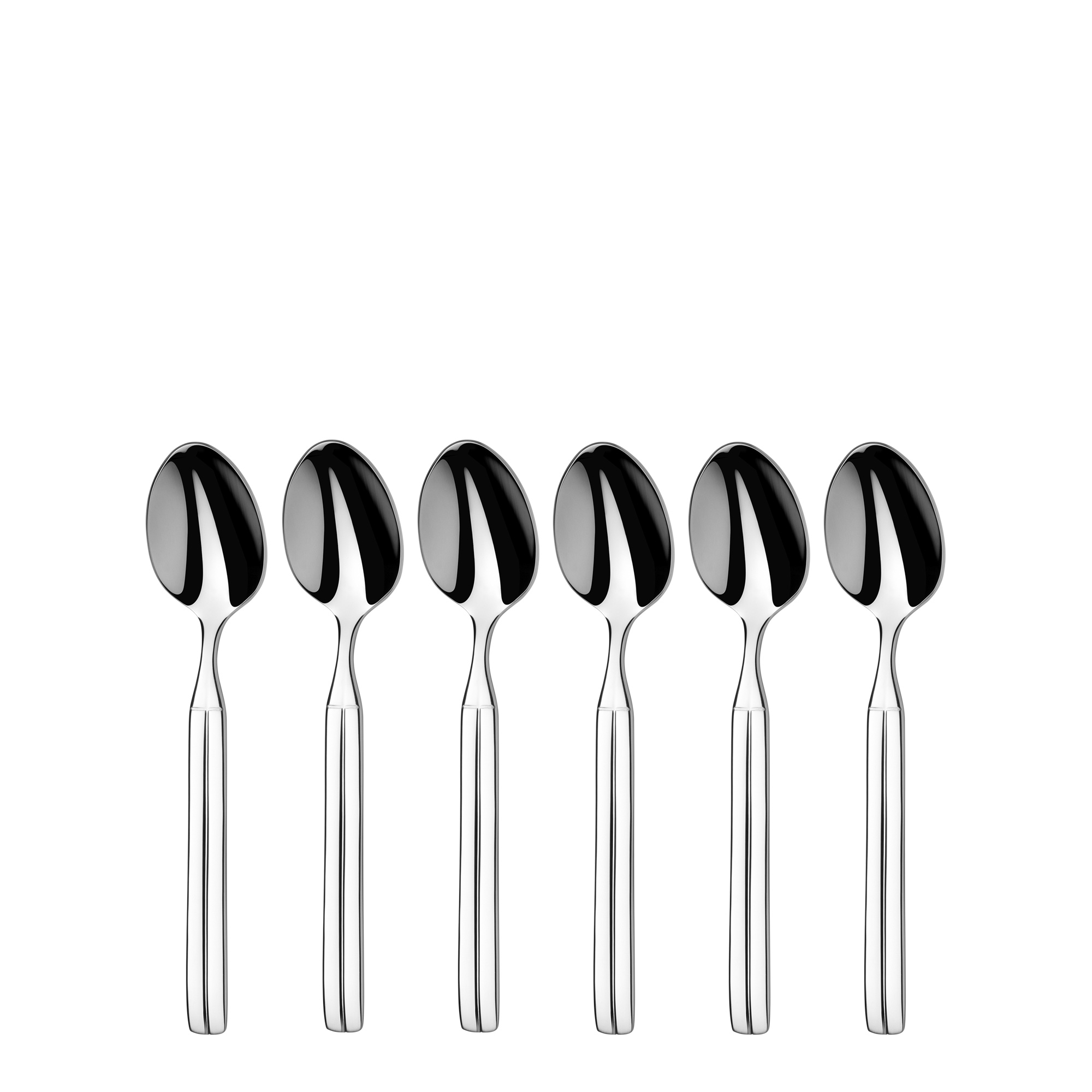 Tanád Cutlery - 6-Piece Coffee Spoon Set (Polished) 